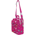 cute pink christmas pattern Crossbody Day Bag