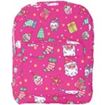 cute pink christmas pattern Full Print Backpack