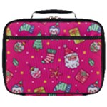 cute pink christmas pattern Full Print Lunch Bag