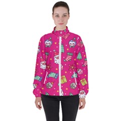 Women s High Neck Windbreaker 