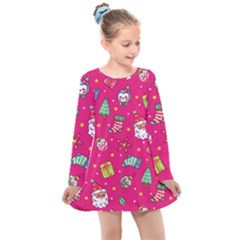 Kids  Long Sleeve Dress 