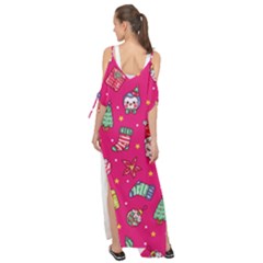 Maxi Chiffon Cover Up Dress 