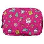 cute pink christmas pattern Make Up Pouch (Small)