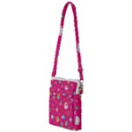 cute pink christmas pattern Multi Function Travel Bag