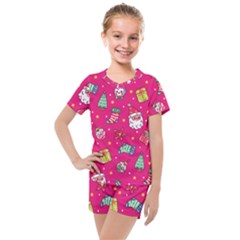 Kids  Mesh T-Shirt and Shorts Set 