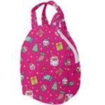 cute pink christmas pattern Travel Backpack