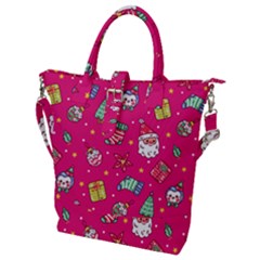 Buckle Top Tote Bag 