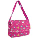 cute pink christmas pattern Courier Bag