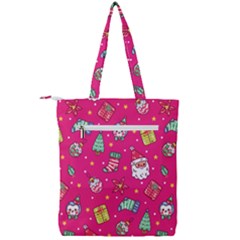 Double Zip Up Tote Bag 