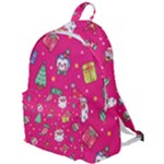 cute pink christmas pattern The Plain Backpack