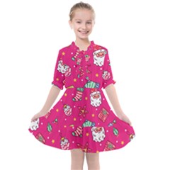 Kids  All Frills Chiffon Dress 