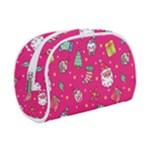 cute pink christmas pattern Make Up Case (Small)