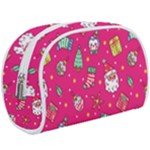 cute pink christmas pattern Make Up Case (Large)