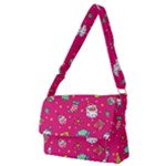 cute pink christmas pattern Full Print Messenger Bag (M)