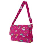 cute pink christmas pattern Full Print Messenger Bag (L)