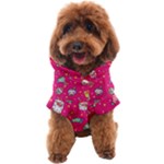 cute pink christmas pattern Dog Coat