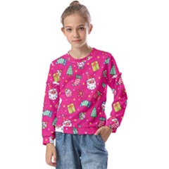 Kids  Long Sleeve T-Shirt with Frill  