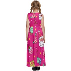 Kids  Satin Sleeveless Maxi Dress 