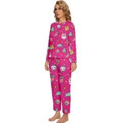 Womens  Long Sleeve Lightweight Pajamas Set 