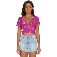 V-Neck Crop Top 