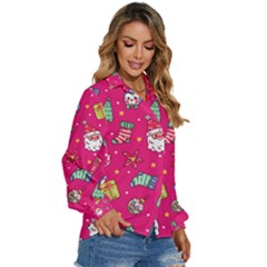 Women s Long Sleeve Button Up Shirt 