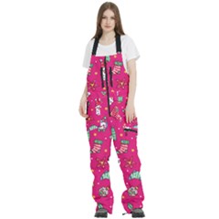 Women s Front Zip Ski And Snowboard Bib Pants 