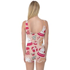 One Piece Boyleg Swimsuit 