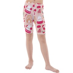 Kids  Mid Length Swim Shorts 