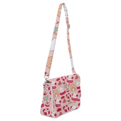 Shoulder Bag with Back Zipper 