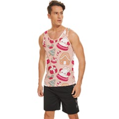 Men s Wide Collar Tank Top 