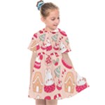 cute christmas cartoon Kids  Sailor Dress