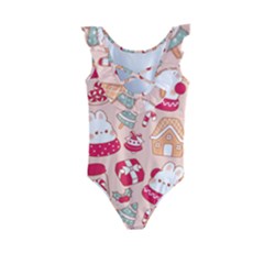 Kids  Frill Swimsuit 