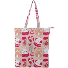 Double Zip Up Tote Bag 