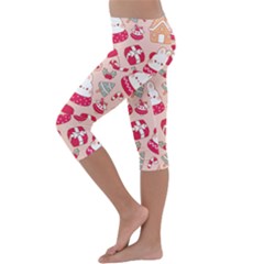 Kids  Lightweight Velour Capri Leggings  