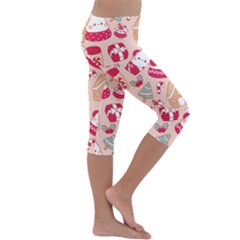 Kids  Lightweight Velour Capri Leggings  