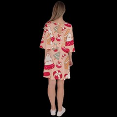 Velour Kimono Dress 