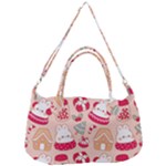 cute christmas cartoon Removable Strap Handbag