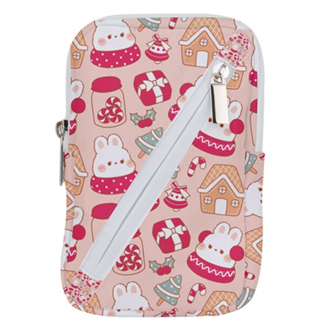 cute christmas cartoon Belt Pouch Bag (Large) from ArtsNow.com