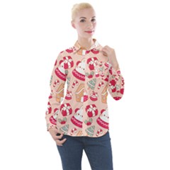 Women s Long Sleeve Pocket Shirt 