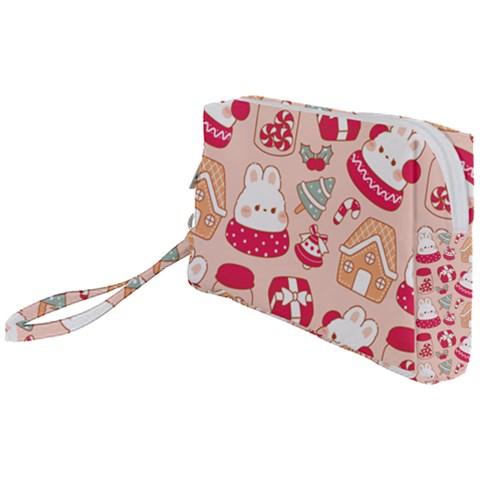 cute christmas cartoon Wristlet Pouch Bag (Small) from ArtsNow.com