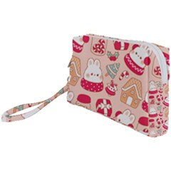 cute christmas cartoon Wristlet Pouch Bag (Small) from ArtsNow.com