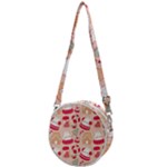 cute christmas cartoon Crossbody Circle Bag