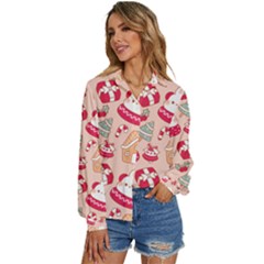 Women s Long Sleeve Button Up Shirt 