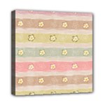 stripes floral designs Mini Canvas 8  x 8  (Stretched)