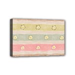 stripes floral designs Mini Canvas 6  x 4  (Stretched)