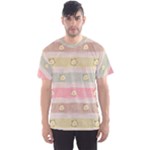 stripes floral designs Men s Sport Mesh T-Shirt