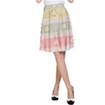 stripes floral designs A-Line Skirt