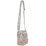 stripes floral designs Shoulder Strap Belt Bag