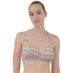 stripes floral designs Sweetheart Sports Bra