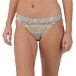 stripes floral designs Band Bikini Bottoms